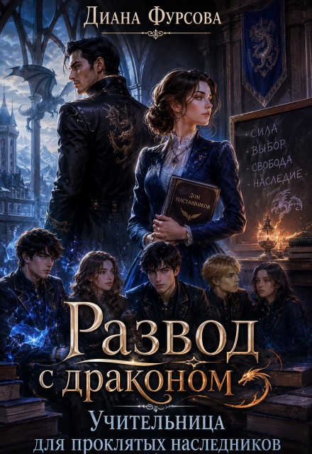 «Развод с драконом. Учительница для проклятых наследников» Диана Фурсова